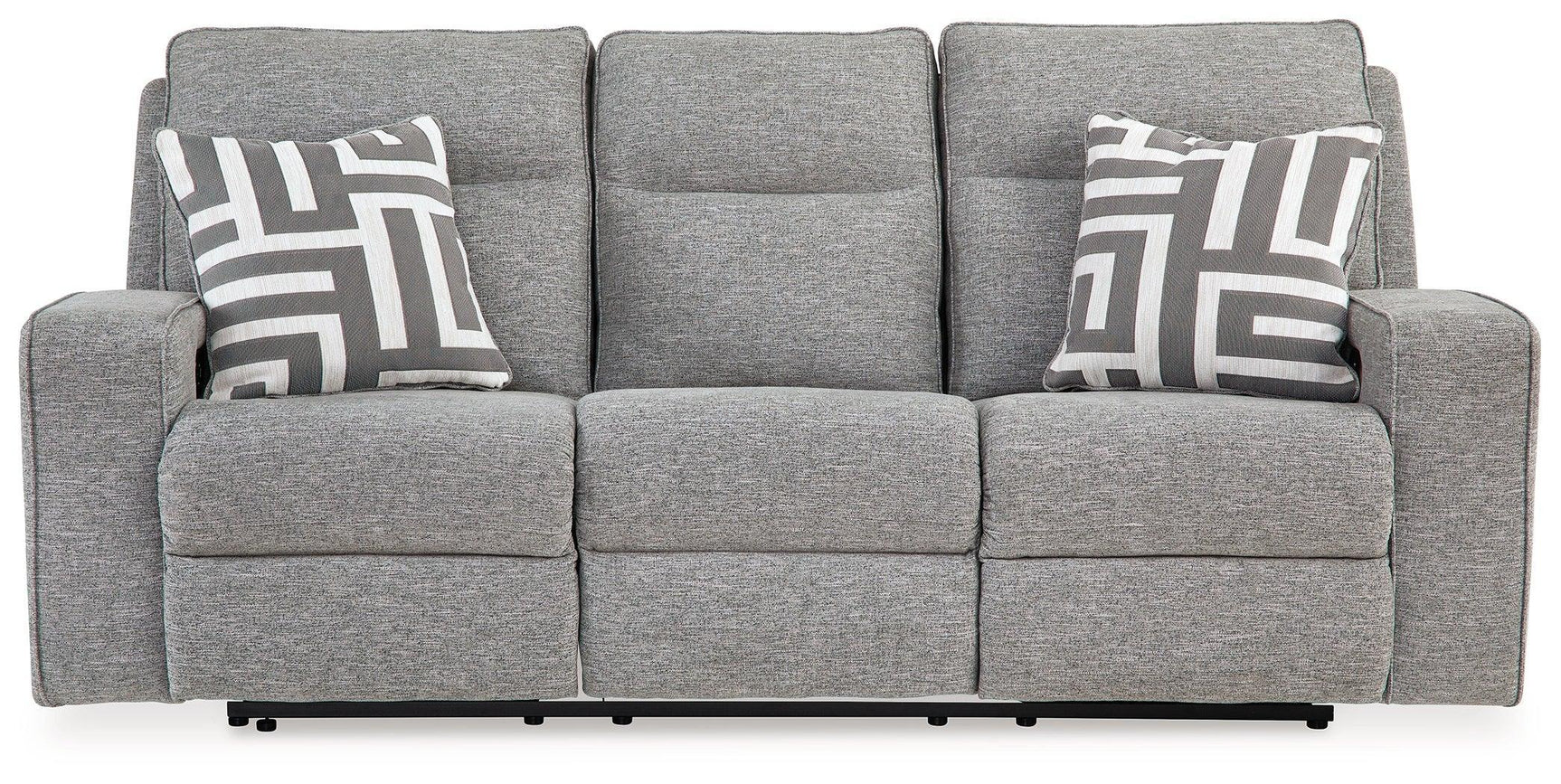 Biscoe Pewter Sofa, Loveseat And Recliner - Ella Furniture