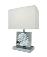 Black Nickel Modern Contemporary LED Accent Table Lamp - Ella Furniture