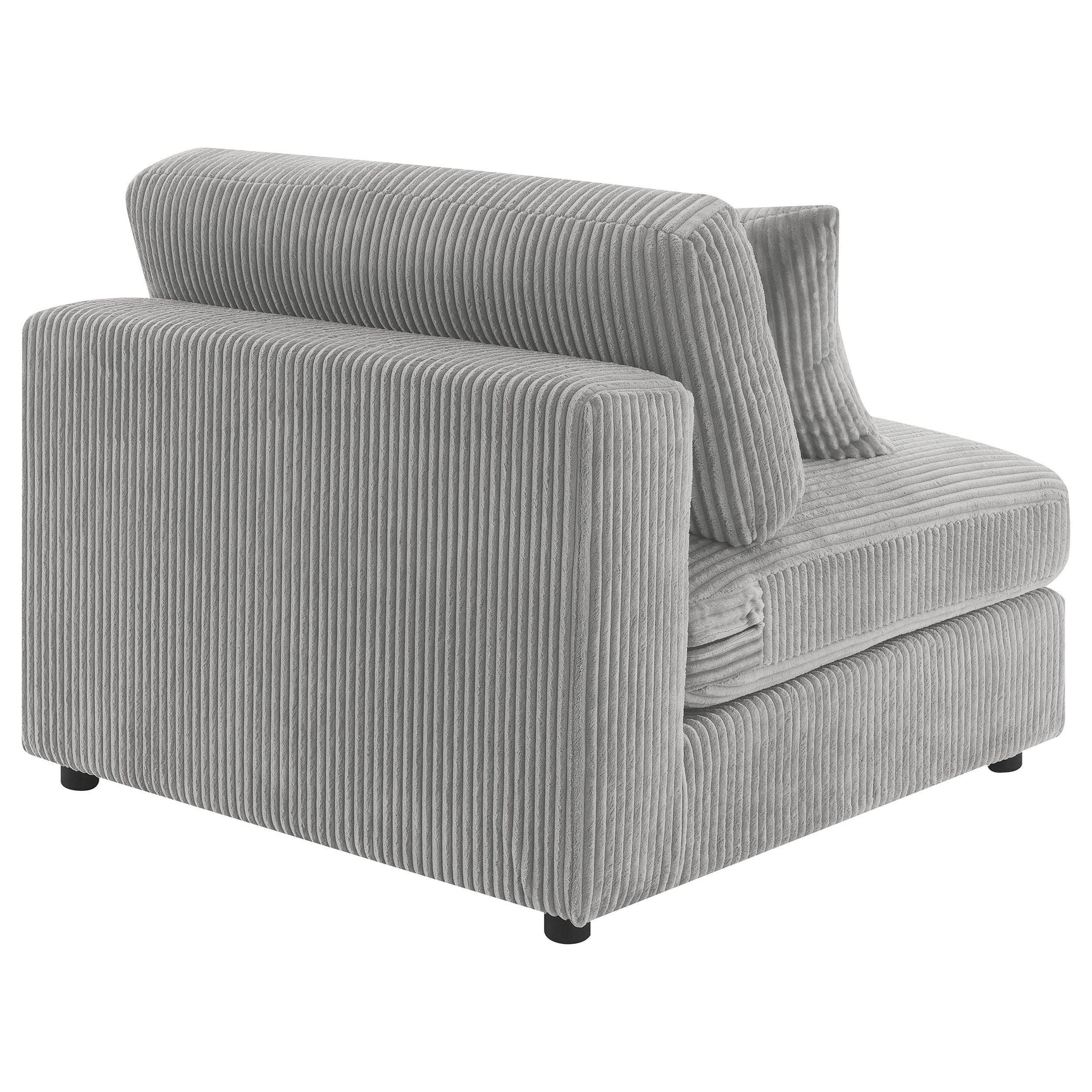 Blaine Blaine Upholstered Armless Chair Fog 509997 - Ella Furniture