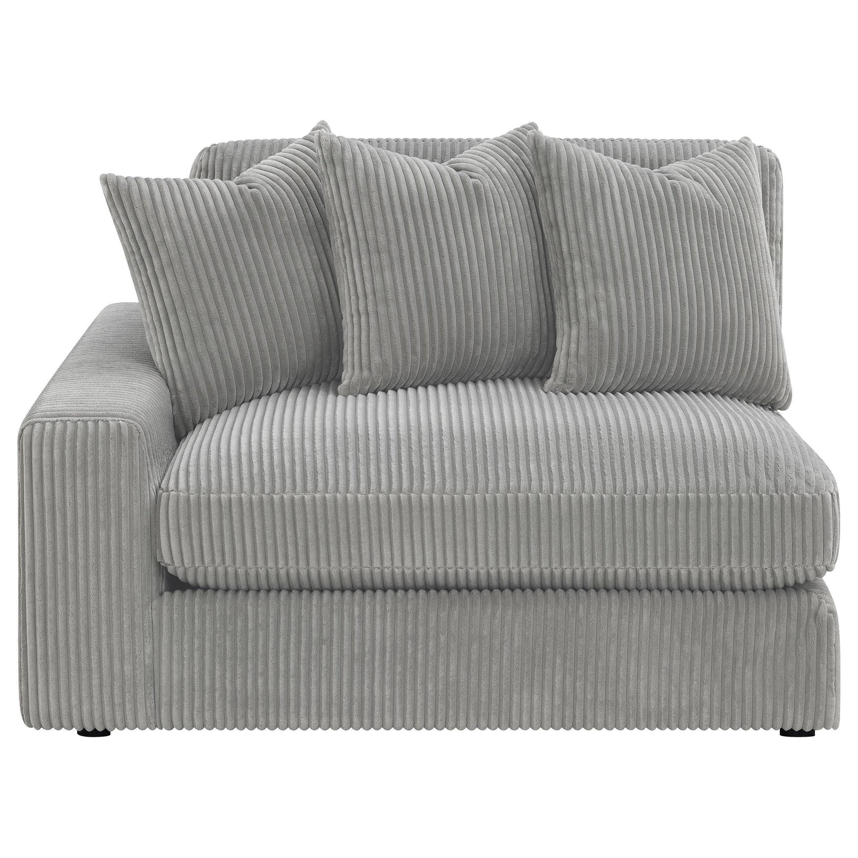 Blaine Blaine Upholstered Reversible Chaise Sectional Sofa Fog 509900-SET - Ella Furniture