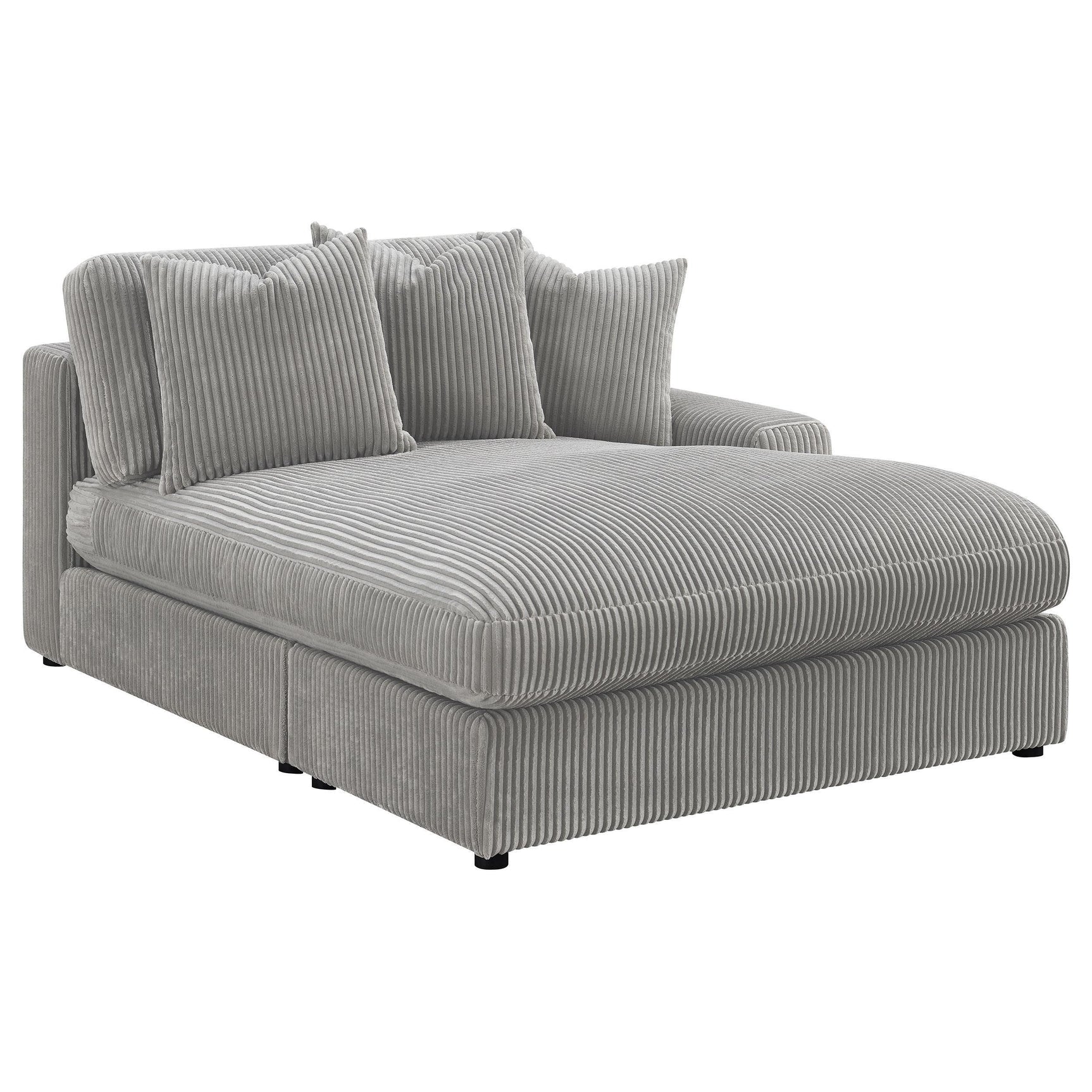 Blaine Blaine Upholstered Reversible Chaise Sectional Sofa Fog 509900-SET - Ella Furniture