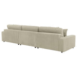 Blaine Blaine Upholstered Reversible Chaise Sectional Sofa Sand 509899-SET - Ella Furniture