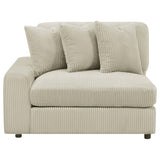 Blaine Blaine Upholstered Reversible Chaise Sectional Sofa Sand 509899-SET - Ella Furniture