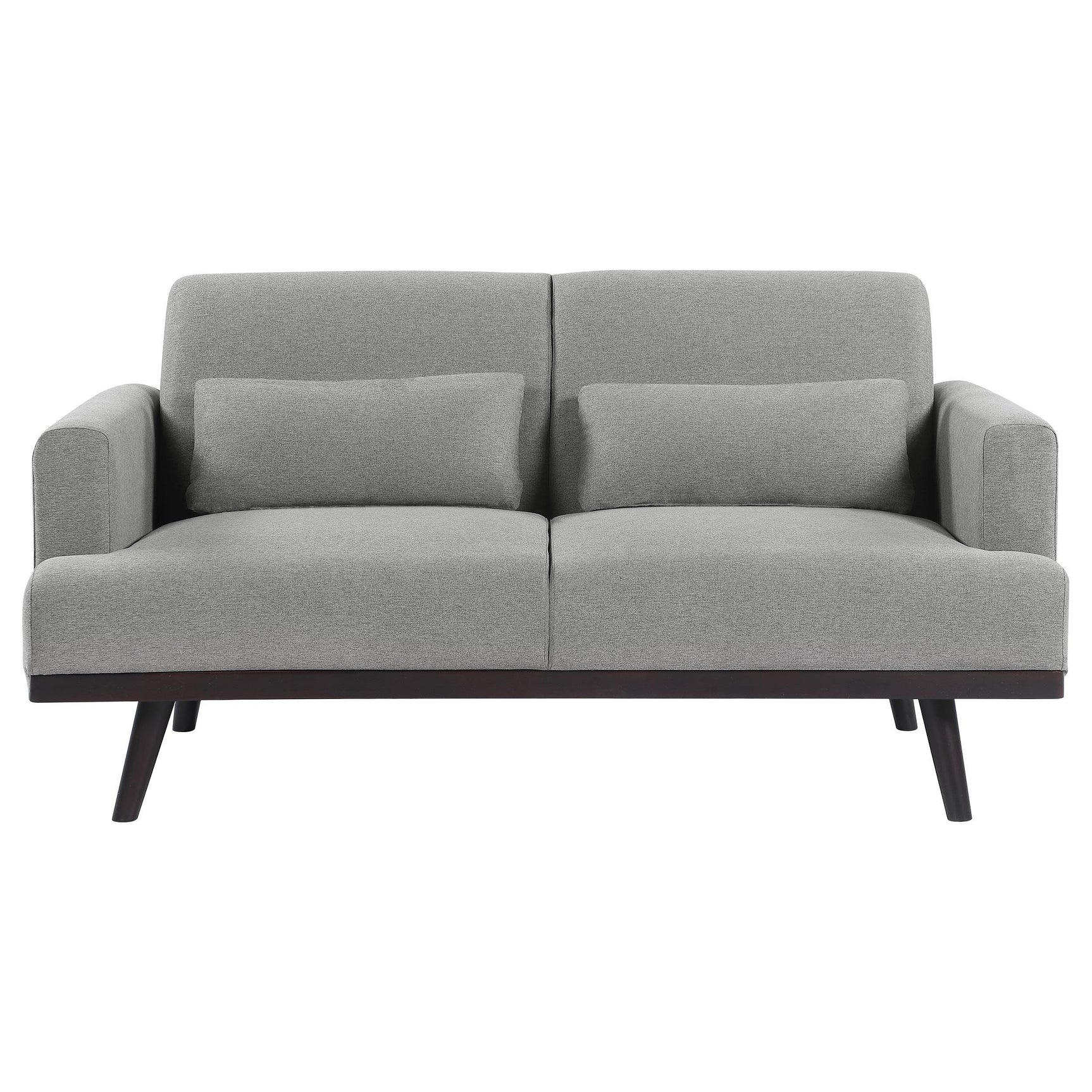 BLAKE Blake 2-piece Upholstered Track Arm Sofa Set Sharkskin 511121-S2 - Ella Furniture