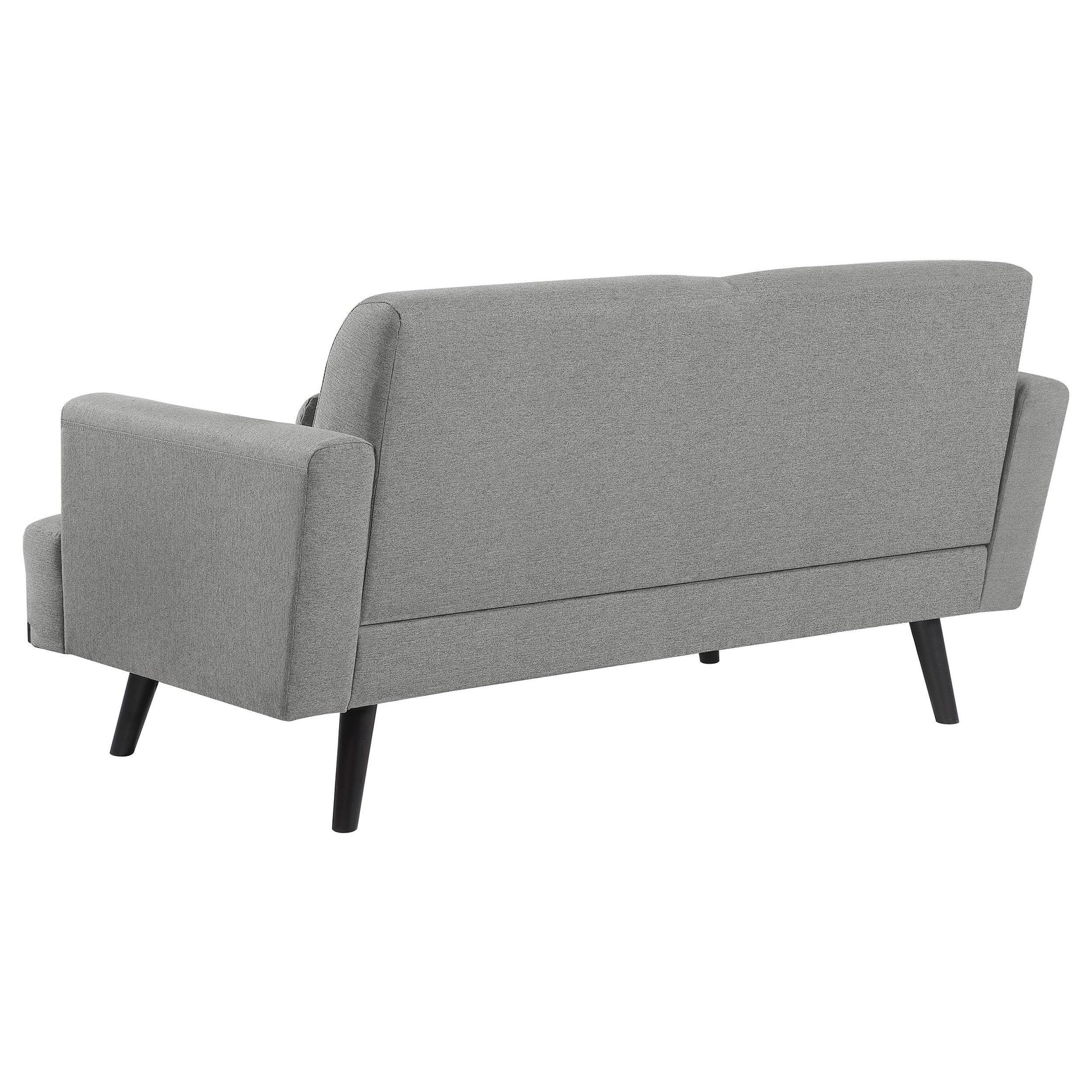 BLAKE Blake 2-piece Upholstered Track Arm Sofa Set Sharkskin 511121-S2 - Ella Furniture