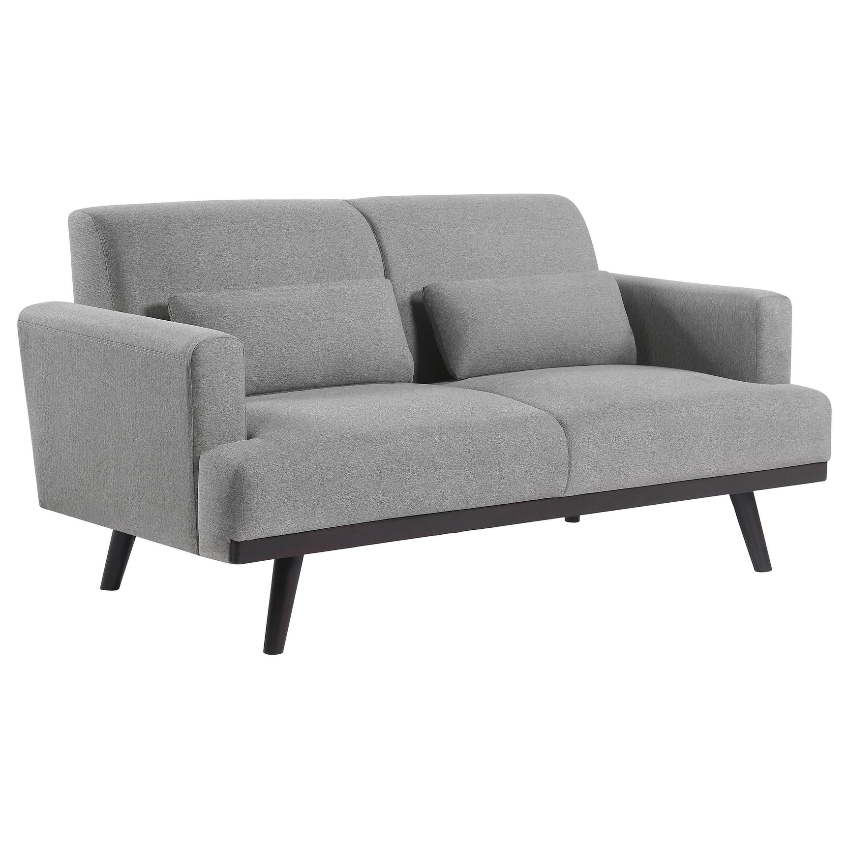 BLAKE Blake 3-piece Upholstered Track Arm Sofa Set Sharkskin 511121-S3 - Ella Furniture