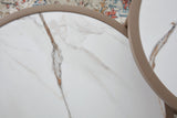 Bluff Trail Beige Outdoor Love/Chairs/Tables Set (Set of 5) detail view