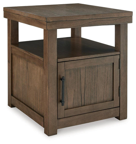Boardernest Brown Coffee Table With 2 End Tables - Ella Furniture