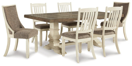 Bolanburg Antique White Rectangular Dining Room Set - Ella Furniture