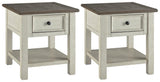 Bolanburg Two-tone 2 End Tables PKG008535 - T637-3 | T637-3 - Ella Furniture