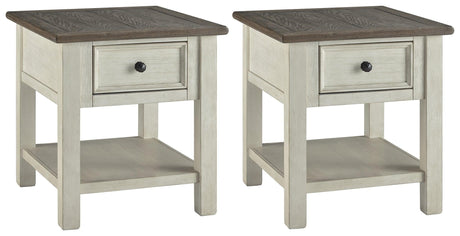 Bolanburg Two-tone 2 End Tables PKG008535 - T637-3 | T637-3 - Ella Furniture