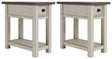 Bolanburg Two-tone 2 End Tables PKG010340 - T637-107 | T637-107 - Ella Furniture