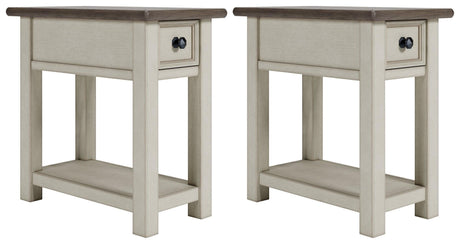 Bolanburg Two-tone 2 End Tables PKG010340 - T637-107 | T637-107 - Ella Furniture