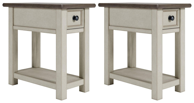 Bolanburg Two-tone 2 End Tables PKG010340 - T637-107 | T637-107 - Ella Furniture