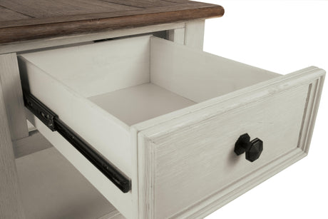 Bolanburg Two-tone Coffee Table With 1 End Table - Ella Furniture