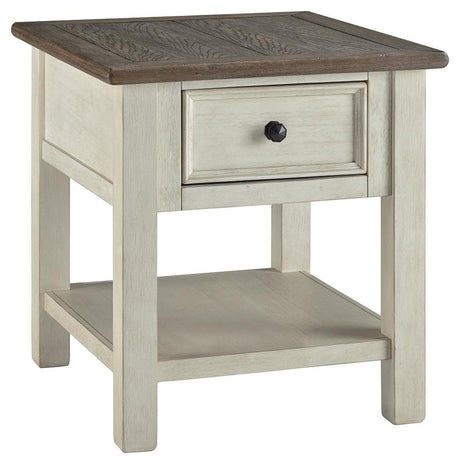 Bolanburg Two-tone Coffee Table With 1 End Table - Ella Furniture