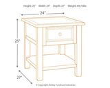 Bolanburg Two-tone Coffee Table With 1 End Table - Ella Furniture