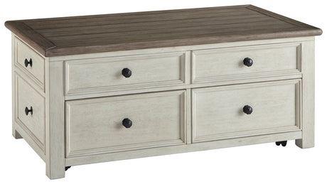Bolanburg Two-tone Coffee Table With 2 End Tables - Ella Furniture