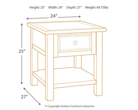Bolanburg Two-tone Coffee Table With 2 End Tables - Ella Furniture