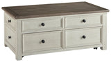 Bolanburg Two-tone Coffee Table With 2 End Tables PKG010341 - T637-20 | T637-107 | T637-107 - Ella Furniture
