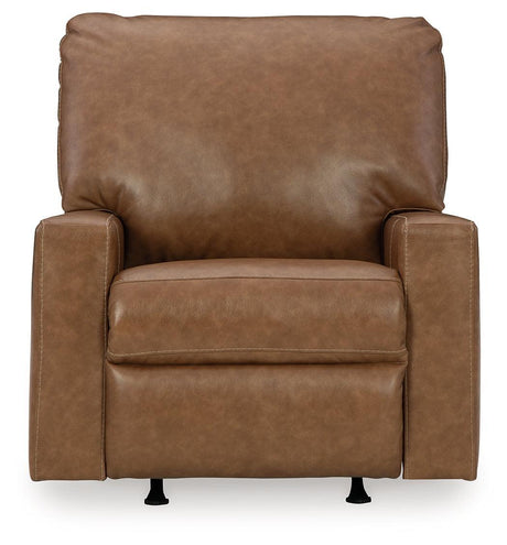 Bolsena Caramel Sofa, Loveseat And Recliner - Ella Furniture