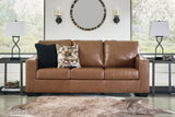 Bolsena Caramel Sofa, Loveseat And Recliner - Ella Furniture