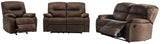 Bolzano Coffee Sofa, Loveseat And Recliner - Ella Furniture