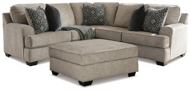 Bovarian Stone 2-Piece Sectional With Ottoman PKG001481 - 5610311 | 56103S3 - Ella Furniture