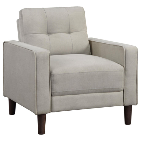 Bowen 3-piece Upholstered Track Arm Tufted Sofa Set Beige 506785-S3 - Ella Furniture