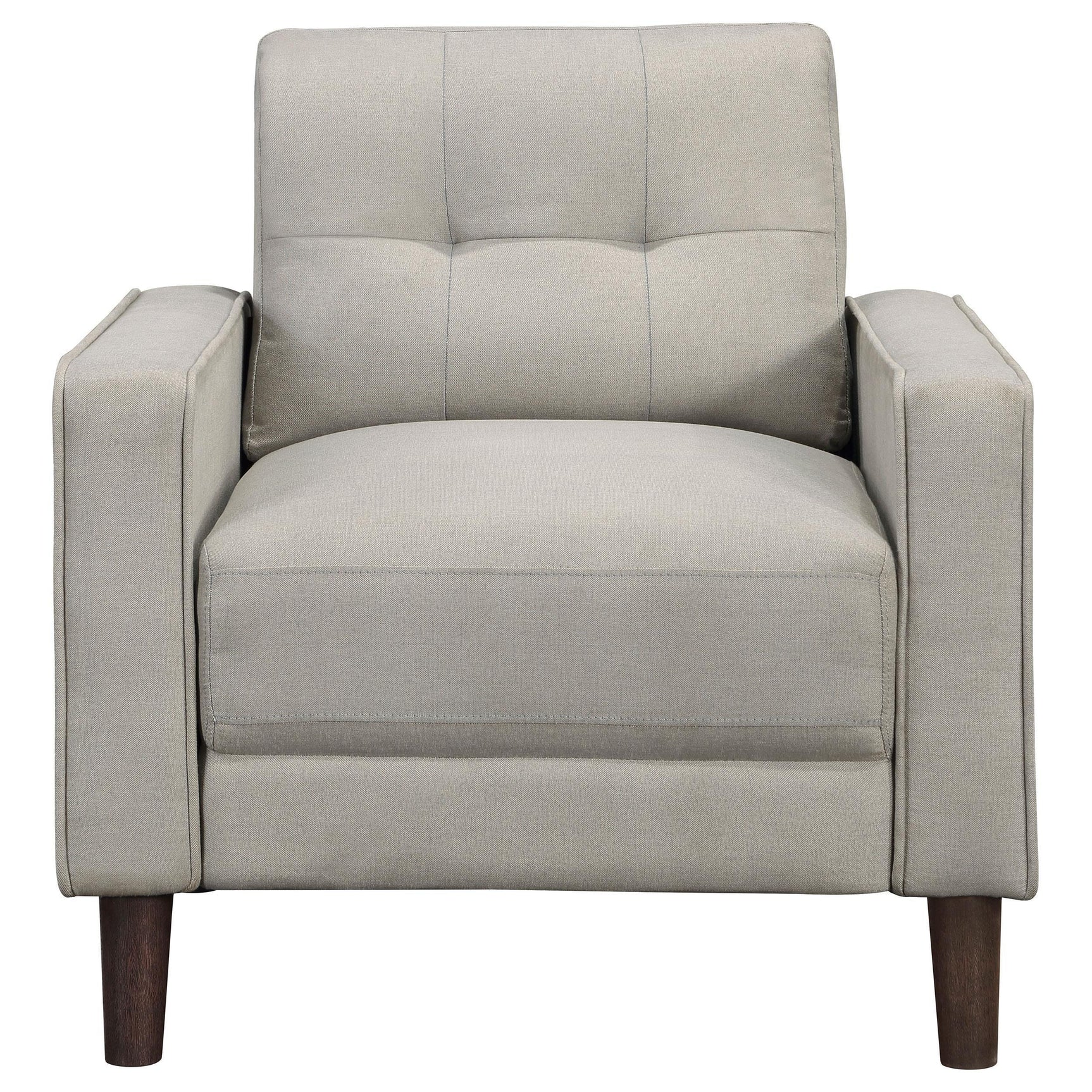 Bowen 3-piece Upholstered Track Arm Tufted Sofa Set Beige 506785-S3 - Ella Furniture