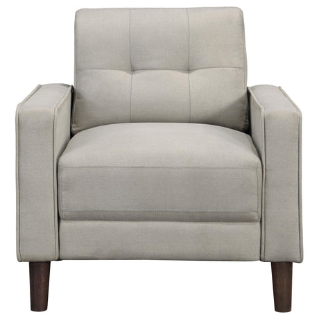 Bowen 3-piece Upholstered Track Arm Tufted Sofa Set Beige 506785-S3 - Ella Furniture