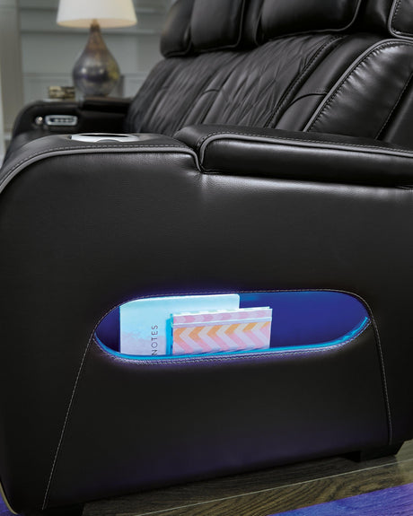 Boyington Black Sofa And Loveseat - Ella Furniture