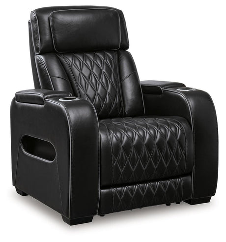 Boyington Black Sofa, Loveseat And Recliner - Ella Furniture