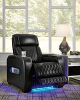 Boyington Black Sofa, Loveseat And Recliner - Ella Furniture
