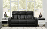 Boyington Black Sofa, Loveseat And Recliner - Ella Furniture