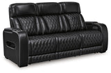 Boyington Black Sofa, Loveseat And Recliner - Ella Furniture