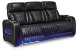 Boyington Black Sofa, Loveseat And Recliner - Ella Furniture