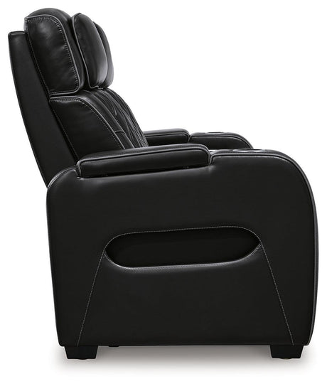 Boyington Black Sofa, Loveseat And Recliner - Ella Furniture