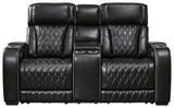 Boyington Black Sofa, Loveseat And Recliner - Ella Furniture