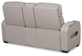 Boyington Gray Sofa, Loveseat And Recliner - Ella Furniture