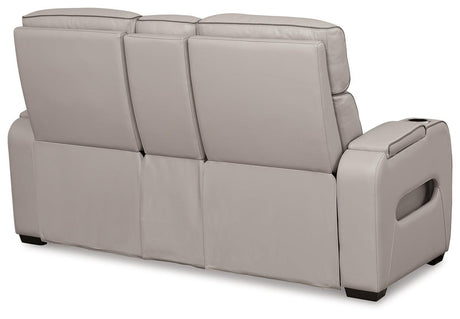Boyington Gray Sofa, Loveseat And Recliner - Ella Furniture