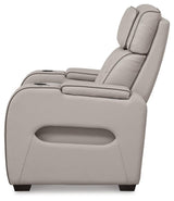 Boyington Gray Sofa, Loveseat And Recliner - Ella Furniture