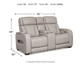 Boyington Gray Sofa, Loveseat And Recliner - Ella Furniture