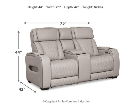 Boyington Gray Sofa, Loveseat And Recliner - Ella Furniture
