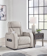 Boyington Gray Sofa, Loveseat And Recliner - Ella Furniture