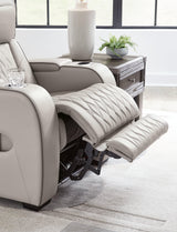 Boyington Gray Sofa, Loveseat And Recliner - Ella Furniture