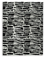 Bramshaw Black/Ivory Large Rug - Ella Furniture
