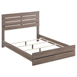 BRANTFORD COLLECTION Brantford Wood Eastern King Panel Bed Barrel Oak 207041KE - Ella Furniture