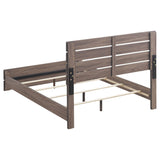BRANTFORD COLLECTION Brantford Wood Eastern King Panel Bed Barrel Oak 207041KE - Ella Furniture