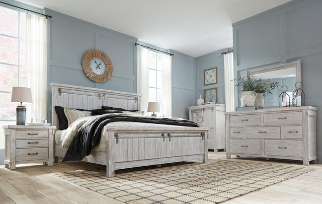 Brashland White Panel Bedroom Set - Ella Furniture